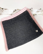 Load image into Gallery viewer, GREY/PINK FELT SKIRT
