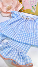 Load image into Gallery viewer, BLUE GINGHAM PUMPKIN SET
