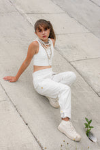 Load image into Gallery viewer, WHITE FAUX LEATHER PANTS
