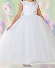 Load image into Gallery viewer, SATIN TULLE COMMUNION DRESS
