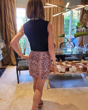 Load image into Gallery viewer, PINK PYTHON LEATHER SKIRT
