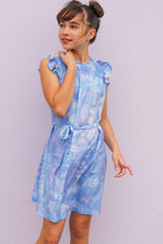 Load image into Gallery viewer, BLUE/PURPLE TIE DYE DRESS
