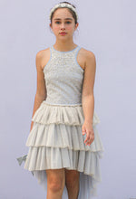 Load image into Gallery viewer, SKY LACE TIERED HIGH-LO DRESS
