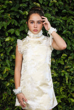 Load image into Gallery viewer, GOLD BROCADE DRESS

